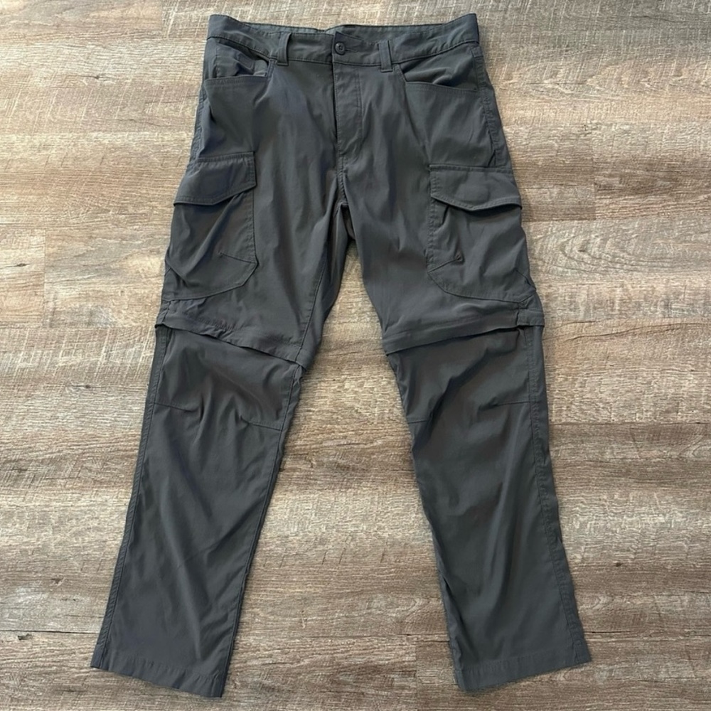 Eddie Bauer Men’s Rainier Convertible Gray Pants Size 38/32 - NWT